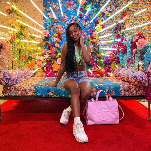 AUTHENTIC BUBBLEGUM PINK MEDIUM TELFAR BAG - Picture 1 of 4